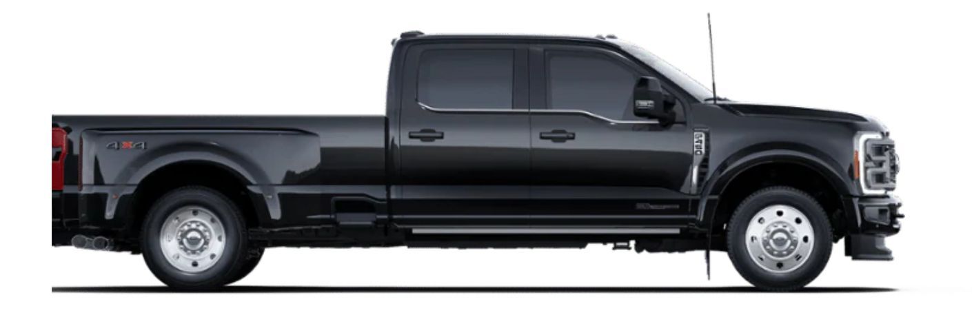 2025 Ford F-450 Platinum side view on white