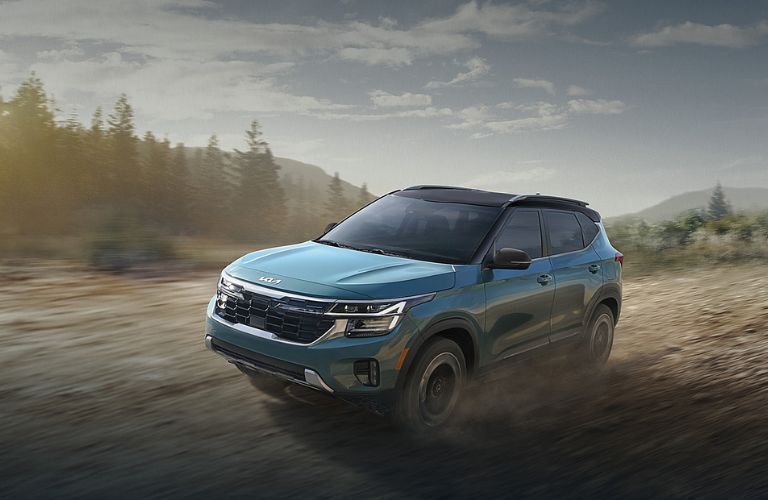 2025 Kia Seltos in an off-road terrain