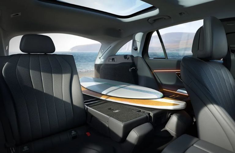 interior seating and storage in the 2025 Mercedes-Benz E 450 4MATIC® All-Terrain