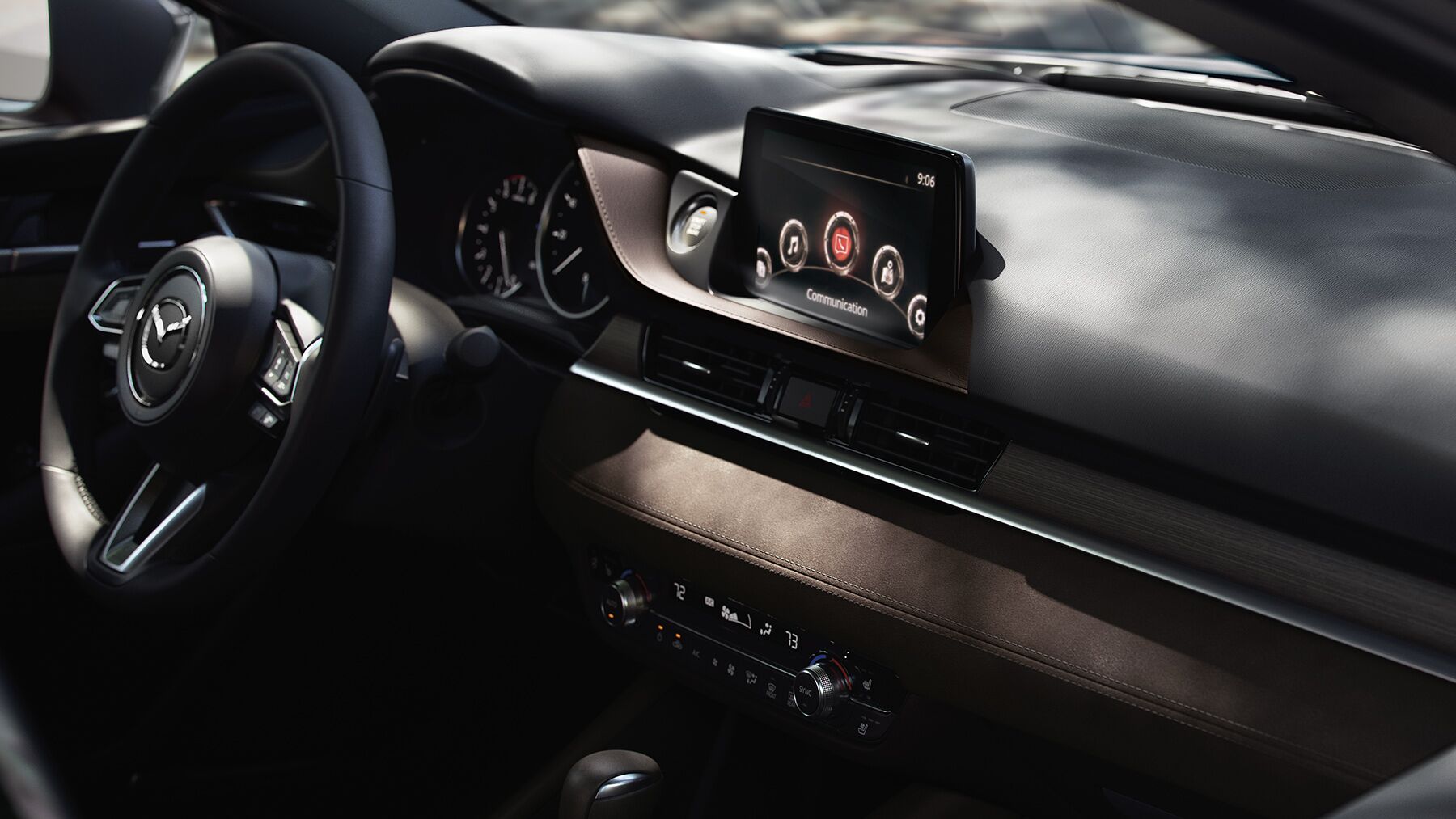 8.0" Mazda Connect display of the 2020 Mazda6