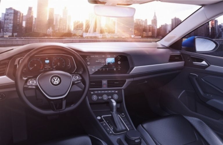 Cockpit view of the 2019 Volkswagen Jetta