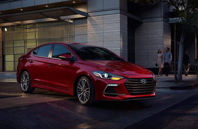 2018 Hyundai Elantra shown in red