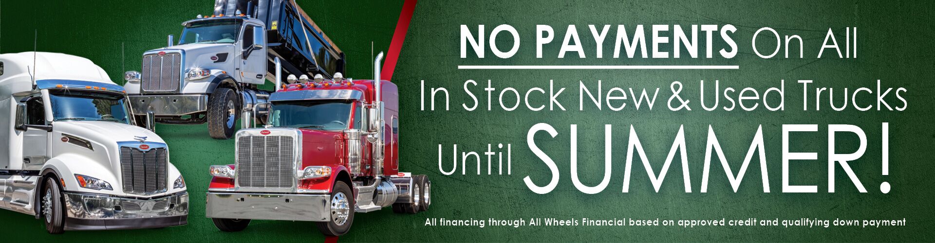 In Stock New & Used Trucks - No Payment Until Summer