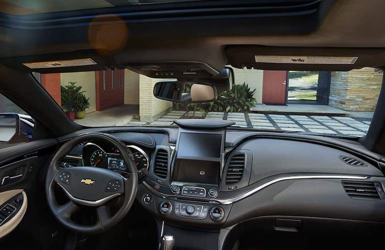 2018 Chevy Impala dashboard overview