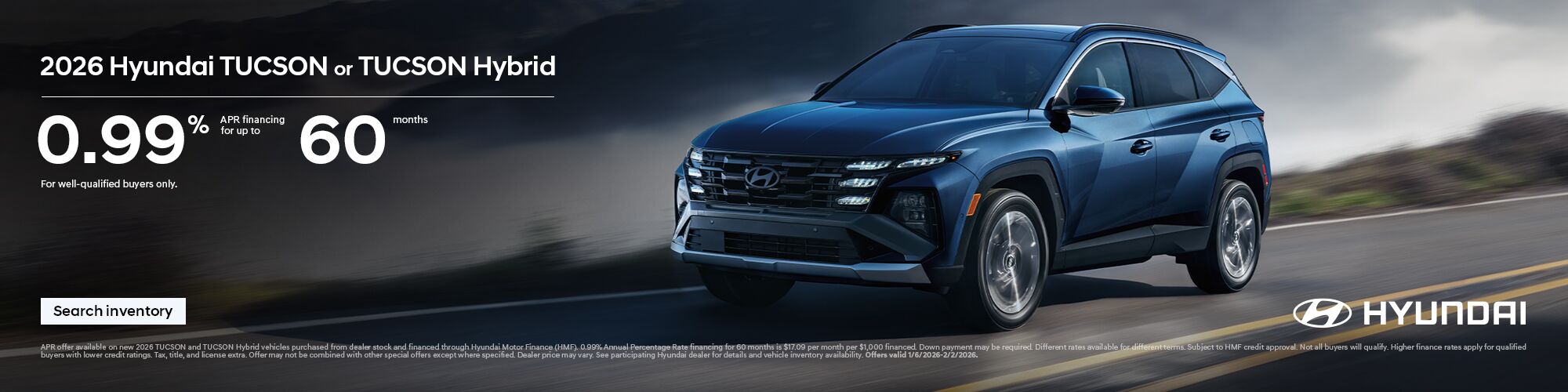 Hyundai Tucson Jan 26