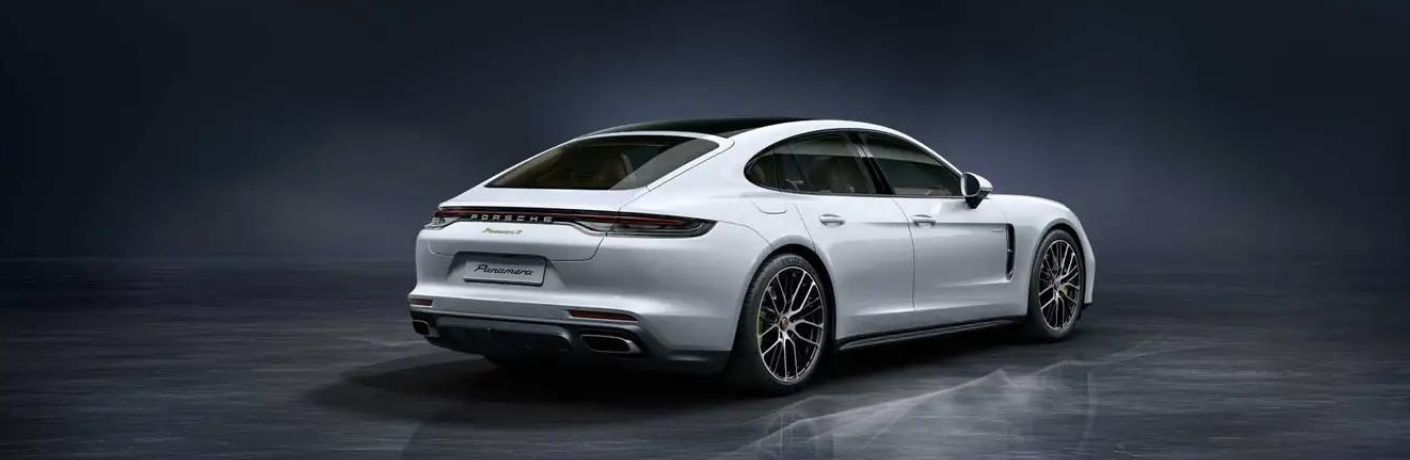 Porsche wagon in a showroom