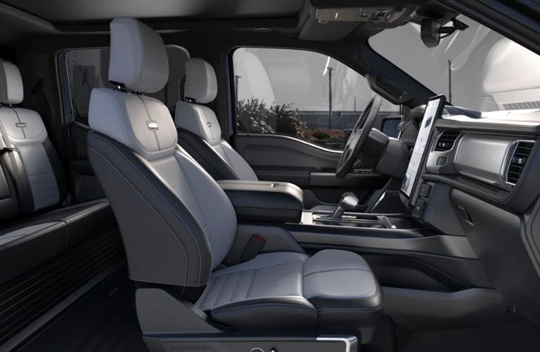 2022 Ford F-150 Lightning Platinum seats