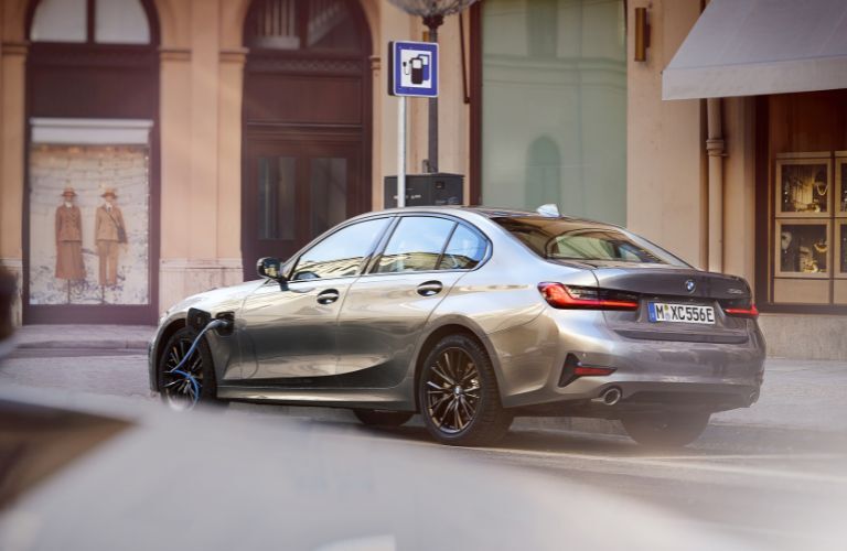 Rear Quarter View of the 2021 BMW 330e