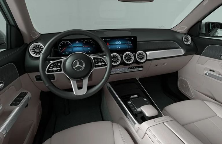 cockpit of the 2024 Mercedes-Benz EQB 250+ SUV
