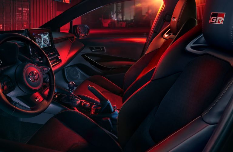 Front Seat View of the 2024 Toyota GR Corolla