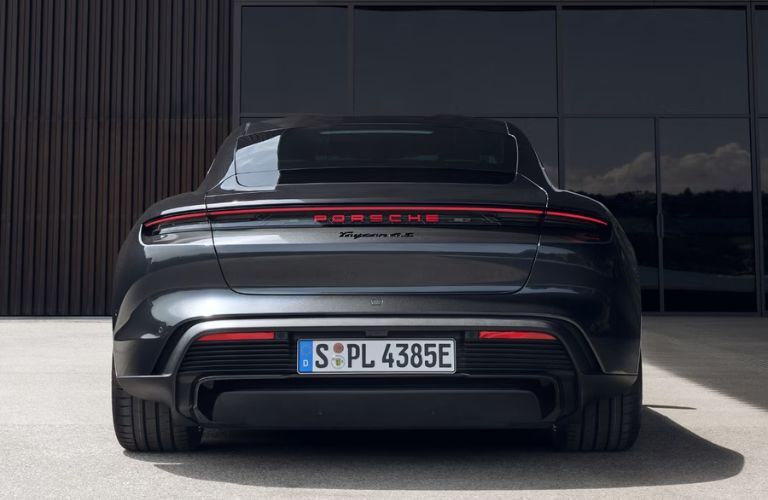 2026 Porsche Taycan Black Edition exterior rear view