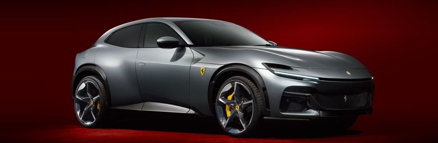 side view image of the Ferrari Purosangue