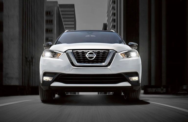 2020 Nissan Kicks driving downtown