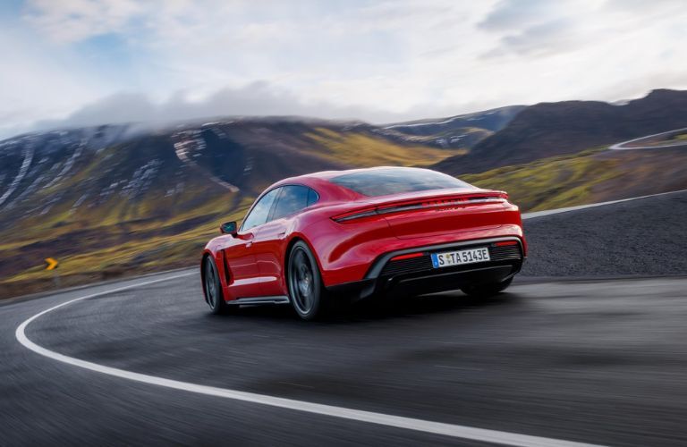 Porsche Taycan exterior rear view