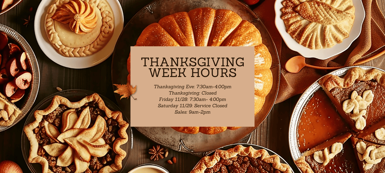 Thanksgiving Hours