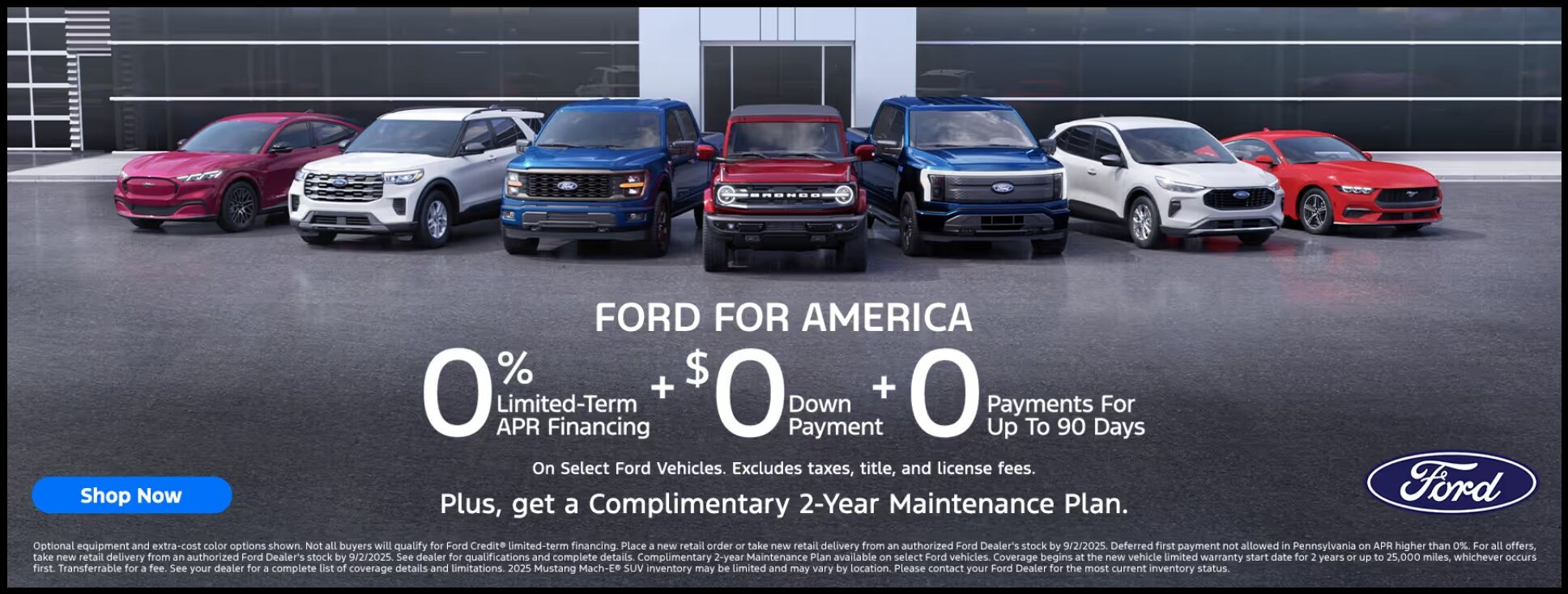 Ford Washington Aug 25 Offer