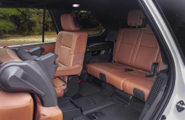 rear seat view of the 2025 Toyota Sequoia 1794 Edition