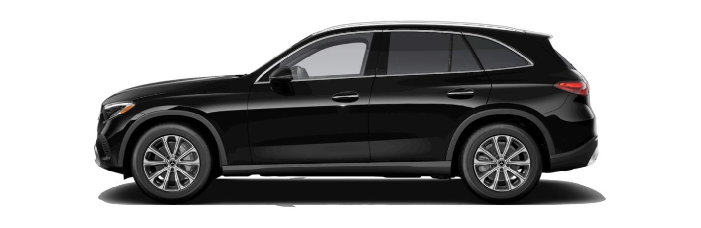 2026 Mercedes-Benz GLC side view on white