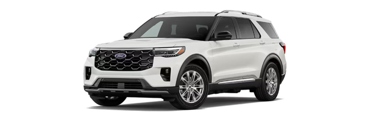 2026 Ford Explorer Platinum on white