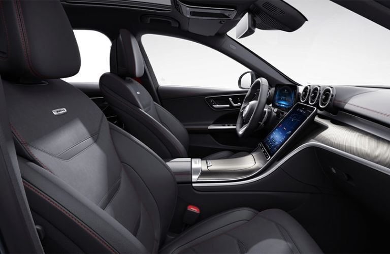 front seat view of the 2026 Mercedes-Benz AMG® C 43 Sedan