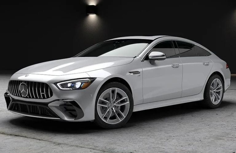 diagonal front-view image of the 2024 Mercedes-AMG GT 53 4-door Coupe