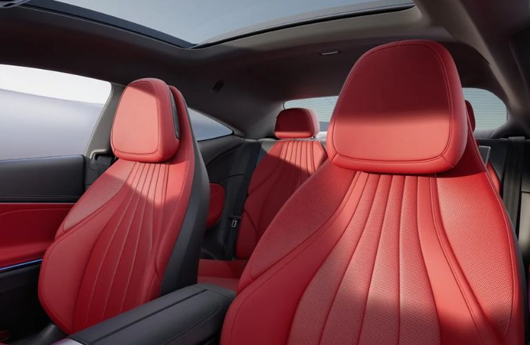 rear seat view of the 2025 Mercedes-Benz CLE 300 4MATIC® Coupe