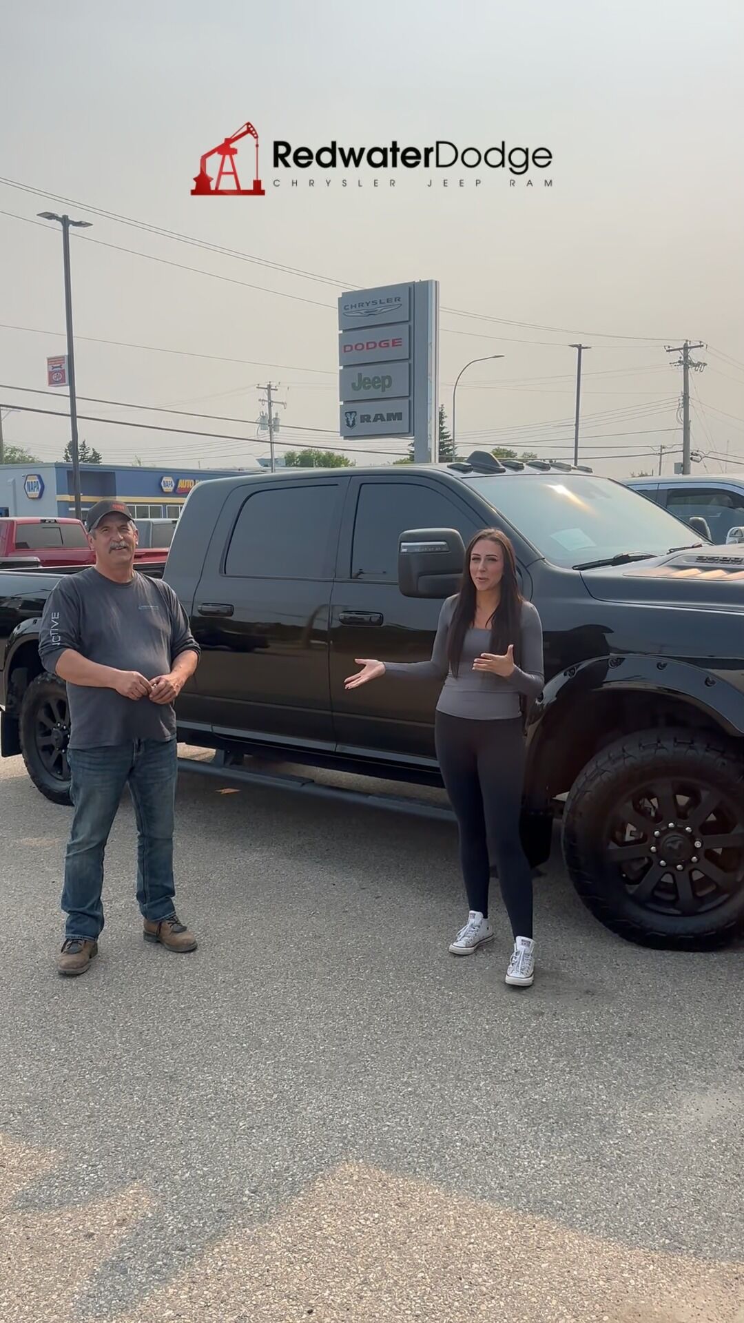 Dwayne and Jill on Delivery Day
