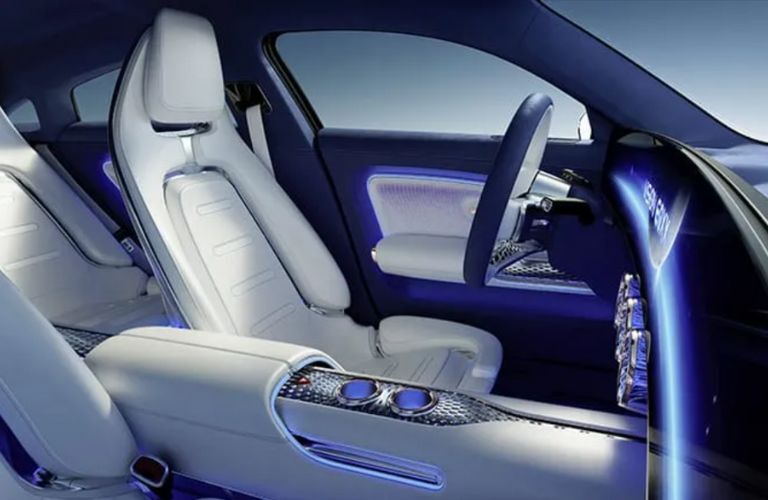 cockpit of the VISION EQXX by Mercedes-EQ Concept Vehicle