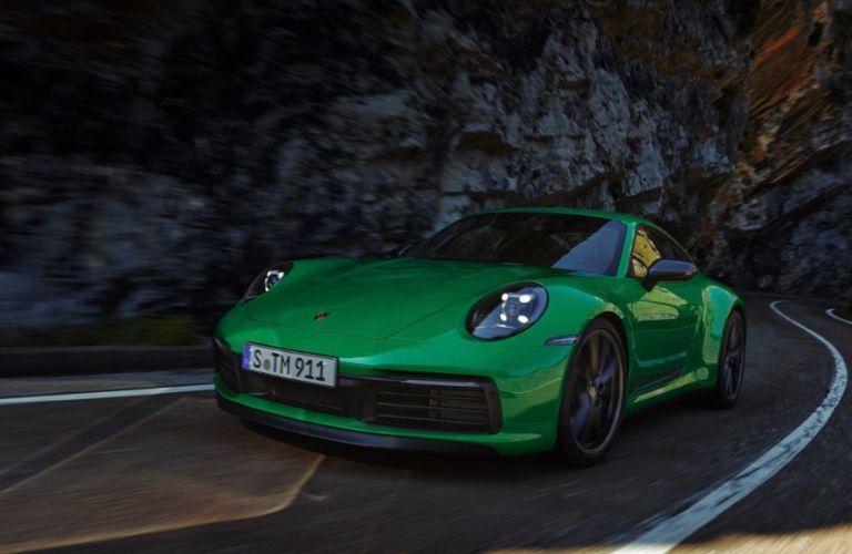 Porsche 911 Carerra T on the road