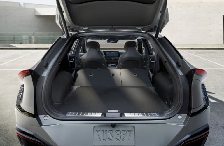 cargo area of the 2023 Kia EV6