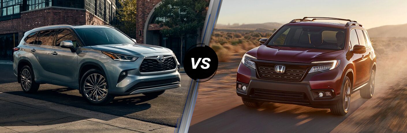 2021 Toyota Highlander vs 2021 Honda Passport