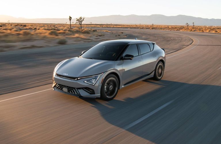 front and side view of the 2025 Kia EV6