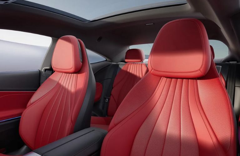 rear seat of the 2024 CLE 300 4MATIC Coupe