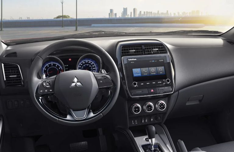 Front console of the 2023 Mitsubishi RVR