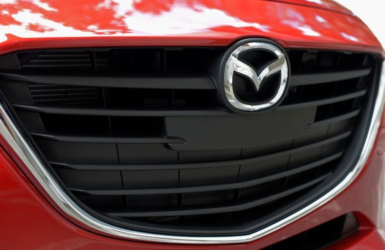 Front grille of the 2014 Mazda3