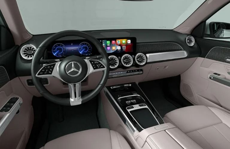 dashboard view of the Mercedes-Benz