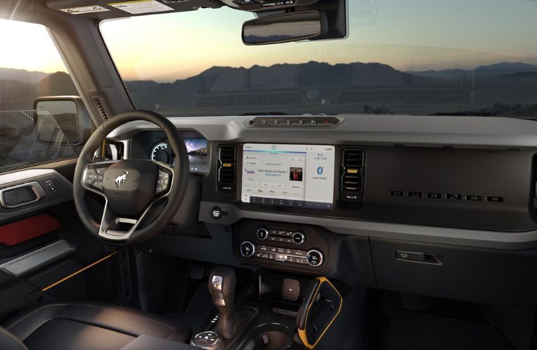 2024 Ford Bronco front interior
