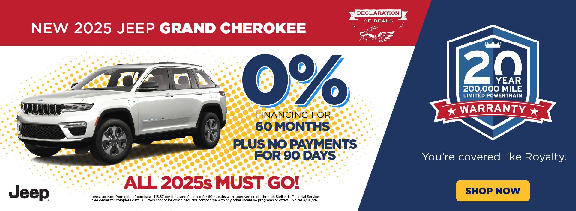 April Grand Cherokee