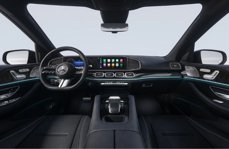 2026 Mercedes-Benz GLE steering wheel and dashboard