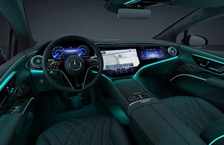 2024 Mercedes-Benz EQS 450 4MATIC Sedan cabin view