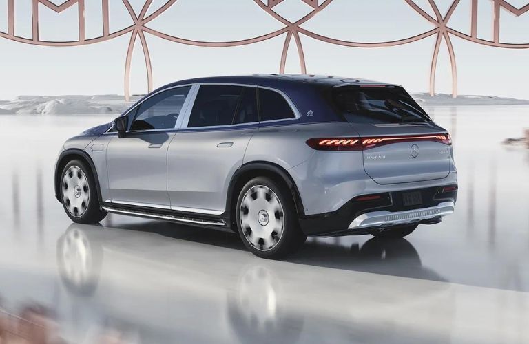 Mercedes-Benz EQS Maybach SUV rear view image