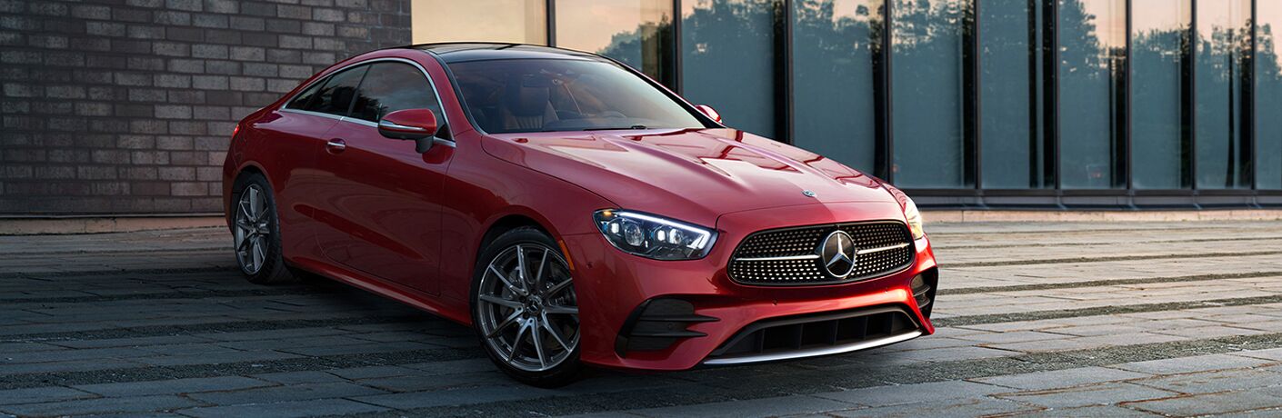 2022 Mercedes-Benz E-Class Coupe in Red