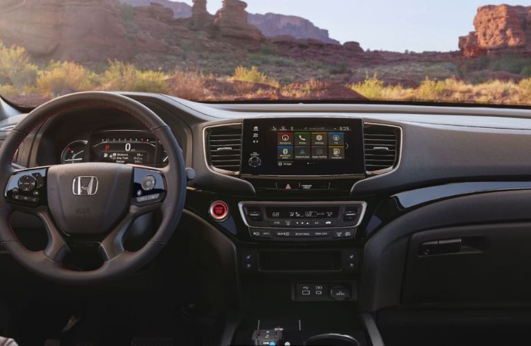 Dashboard view of the 2025 Honda Passport