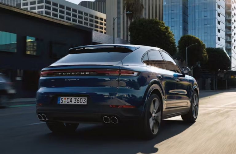 rear view of the 2025 Cayenne Coupe