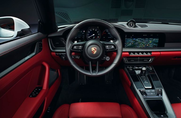 Two 2024 Porsche 911interior front dash