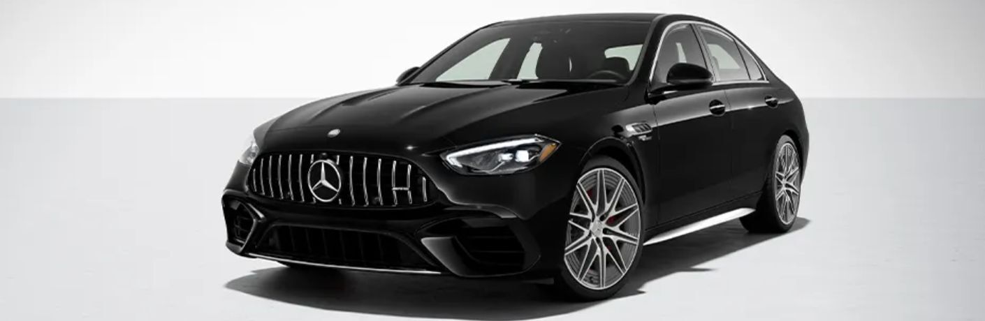 front quarter view of the AMG C 63 S E PERFORMANCE Sedan