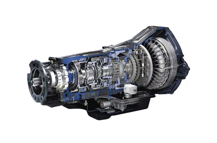 2027 Ford E-Series Cutaway E-350 SRW transmission on white