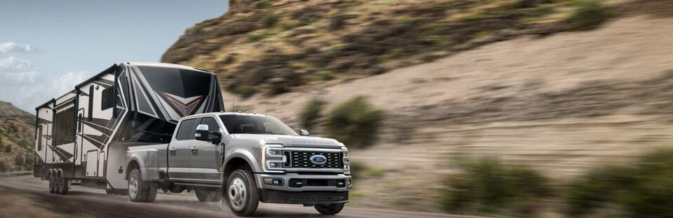 2024 Ford F-250 towing a trailer