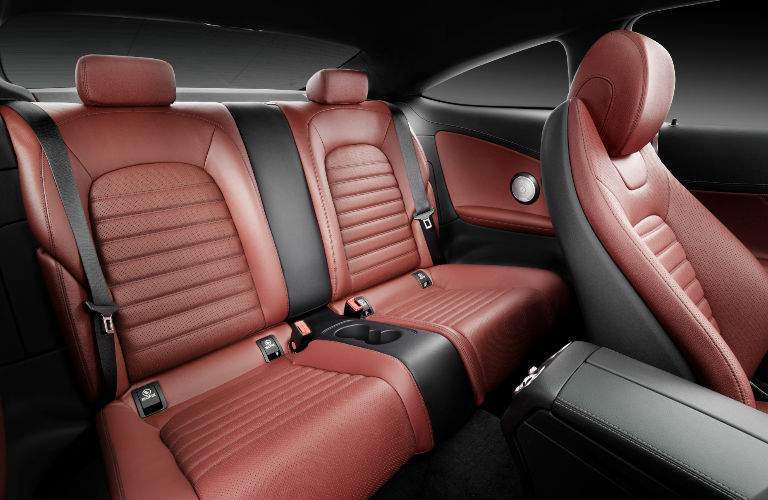 Rear seats in the 2018 Mercedes-Benz C-Class