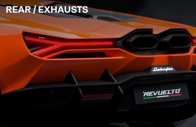 2026 Lamborghini Revuelto rear exhausts